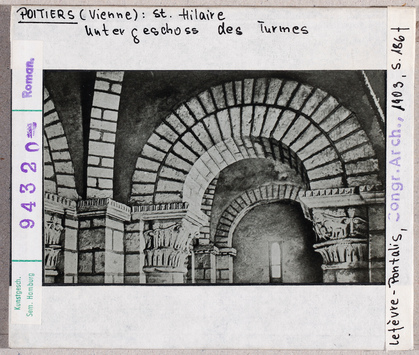 Vorschaubild Poitiers: Saint-Hilaire, Untergeschoss des Turmes, Inneres 